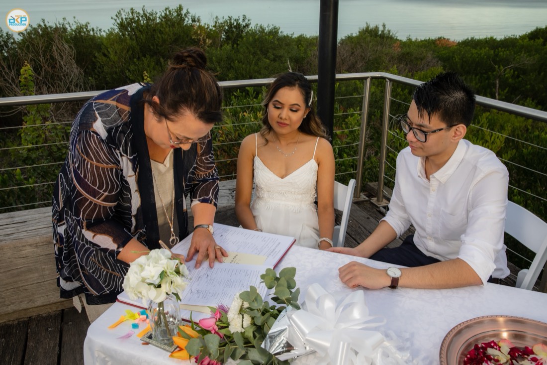 A Marry and Celebrate ceremony setting