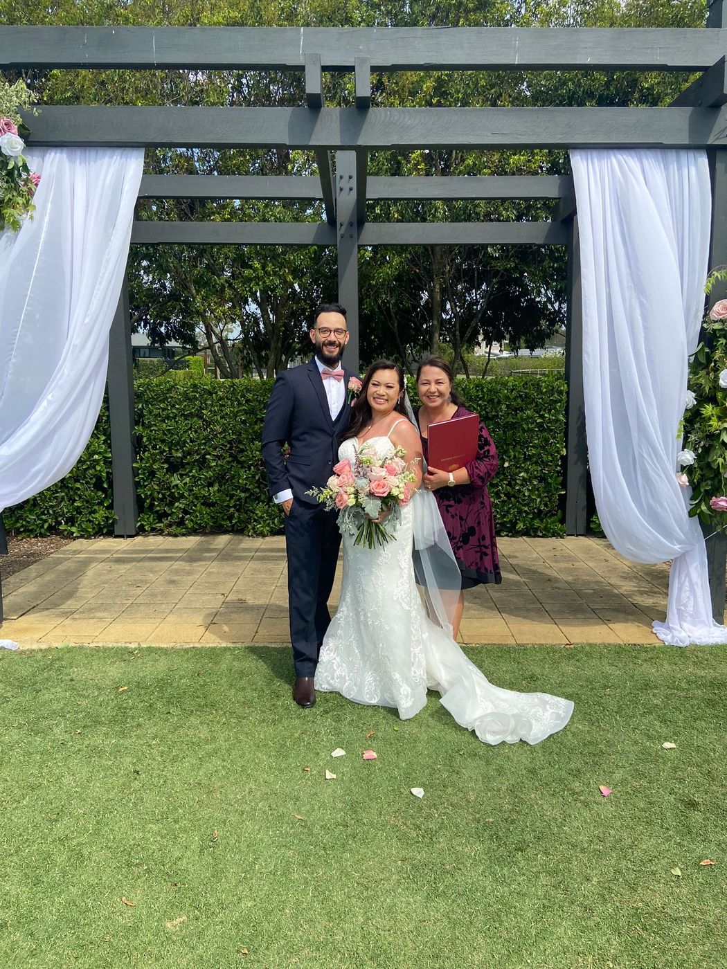 A moment from a Marry and Celebrate ceremony