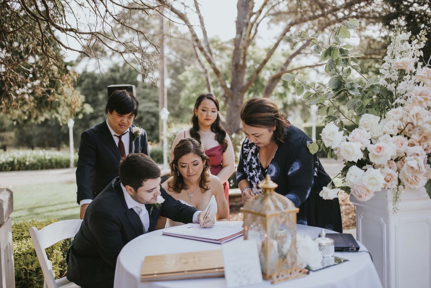 A moment from a Marry and Celebrate ceremony