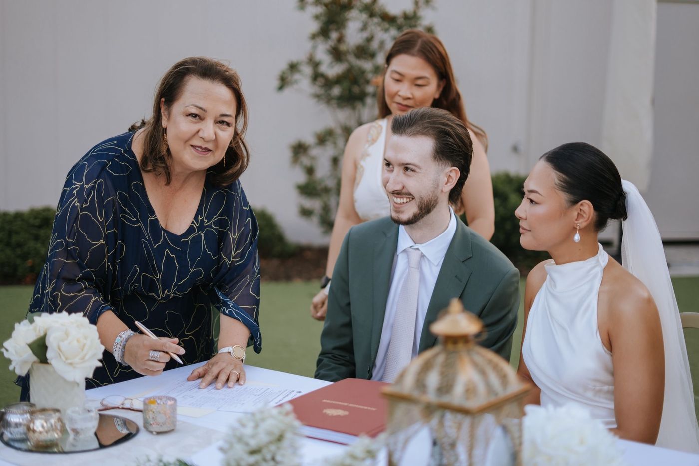 A moment from a Marry and Celebrate ceremony