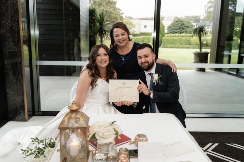 A moment from a Marry and Celebrate ceremony