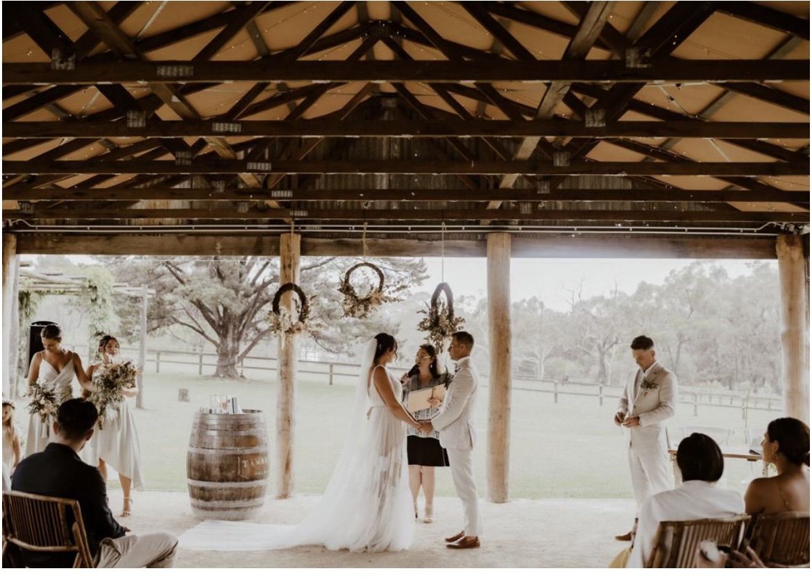 A moment from a Marry and Celebrate ceremony