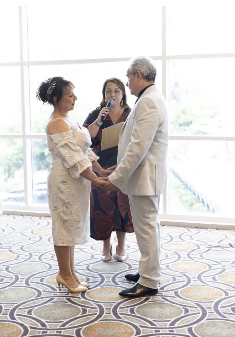 A moment from a Marry and Celebrate ceremony