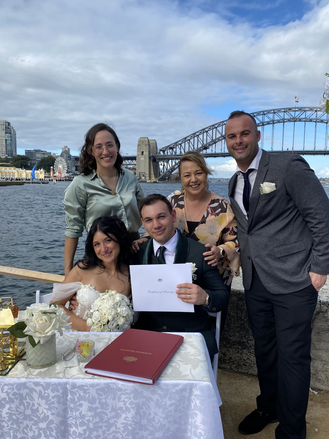 A moment from a Marry and Celebrate ceremony
