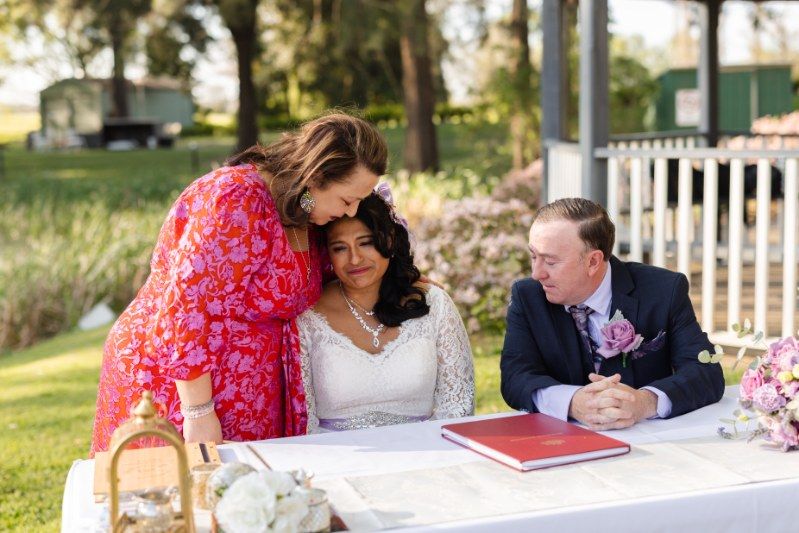 A moment from a Marry and Celebrate ceremony
