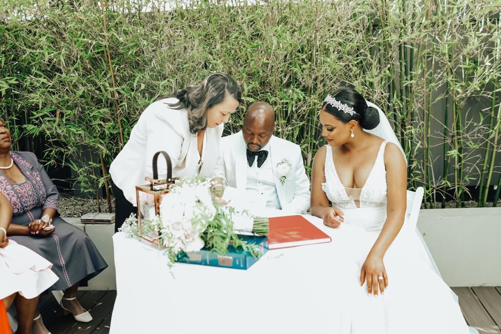 A moment from a Marry and Celebrate ceremony