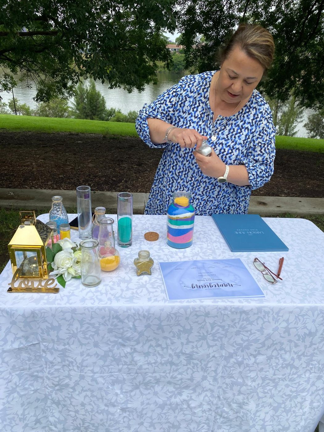 A moment from a Marry and Celebrate ceremony